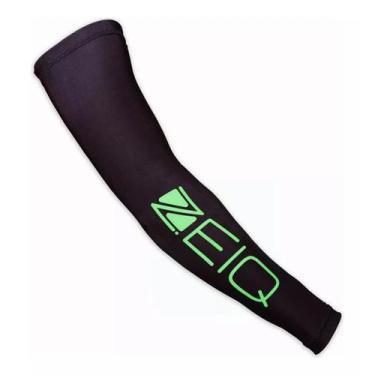 Imagem de Manguito Manga Para Beach Tennis C/ Protetor Solar Uv50 - Zeiq, Preto,