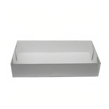 Imagem de Caixa Transparente de Acetato Branca - Ref. CH-14  - 15,5x11,8x3 - 20 