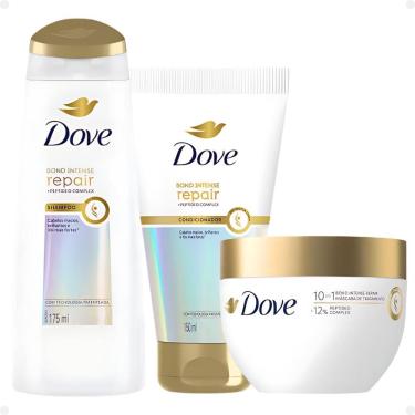 Imagem de Kit Dove Bond Intense Repair Com 3 Com Máscara
