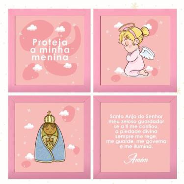 Imagem de Kit Quadrinhos Decorativo para Quarto de Bebê Infantil Menino Menina S