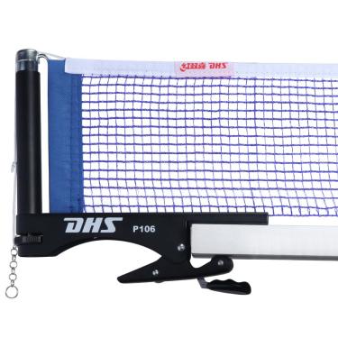 Imagem de Rede de Tênis de Mesa DHS P106 Com Suporte e Régua CTTA Approved Sistema Alicate