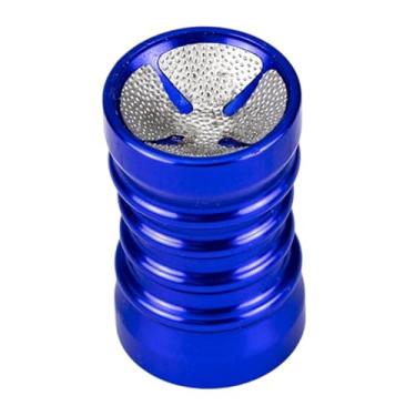 Imagem de rockible Modelador de ponta de taco de sinuca, polidor, ferramenta prática para ponta de taco de sinuca, Azul