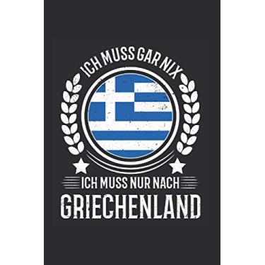Imagem de Griechenland Reise Notizbuch: Griechenland Urlaub Reise Geschenk / 6x9 Zoll / 120 gepunktete Seiten