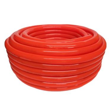 Imagem de Mangueira de jardim siliconada flexivel e resistente ao sol que não dobra e leve de 20 metros (Azul)