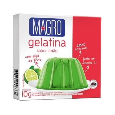 Imagem de Gelatina Magro com Sucralose Sabor Limão 10g