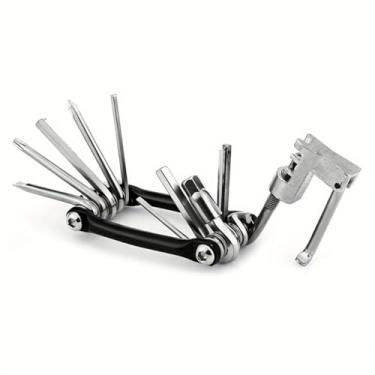 Imagem de Chave Multifuncional 12 em 1 para Manutenção de Bicicleta