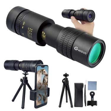 Imagem de Telescópio monocular Ghiguo 30x40 HD com ampliação com tripé