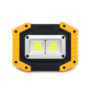 Imagem de Laterna Multifuncional Com Bateria 18650 8800mah Amarelo