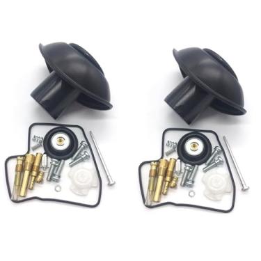 Imagem de Conjunto de 2 peças para Steed 600 Shadow VLX600 VLX 600 VT600 C kit de reparo de carburador para válvula de diafragma conjunto de peças de reconstrução