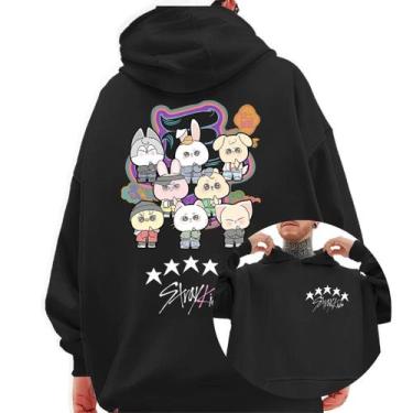 Imagem de Moletom Blusa De Frio Skz Stray Kids Star Banda Kpop Cartoon - Abstrac