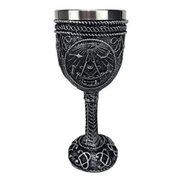 Imagem de Taça Cálice De Resina Maçônica 150 Ml - Taue