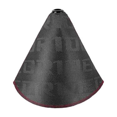 Imagem de Wogomz Capa de bota de câmbio de carro, capa de proteção contra poeira de botão de câmbio de tecido de carro, protetor de capa de câmbio manual/automático, capa de proteção contra poeira de botão de