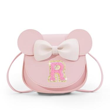 Imagem de Bolsa Todder para meninas, presente para meninas, bolsa infantil, bolsa tiracolo para meninas, presente de aniversário fofo, rosa, R