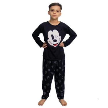 Imagem de Pijama Infantil Masculino Inverno - SLEEP PIJAMAS, Mickey, 4 ANOS