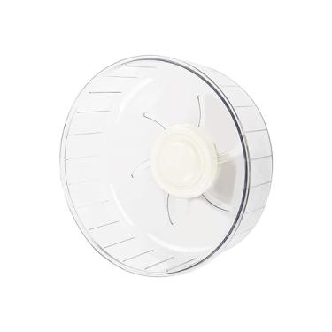 Imagem de WHFPS Roda de exercícios silenciosa para hamster – acessórios de brinquedo para hamster de 15 cm, silencioso, para animais pequenos, animais de estimação, gerbil, anão, hamster, ouriço, rato, etc.