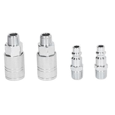 Imagem de Acessórios de conexão rápida para compressor de ar QANYEGN, acoplador de ar de conexão rápida macho, acessórios de ar de conexão rápida para uso industrial