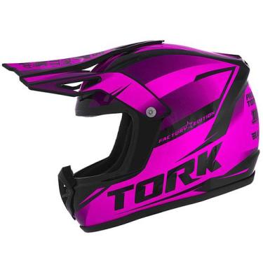 Imagem de Mini Capacete Pro Tork Factory Edition Cross, Rosa, Único