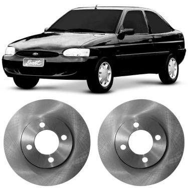 Imagem de Par Disco Freio Escort 93 A 2003 Dianteiro Ventilado Fremax