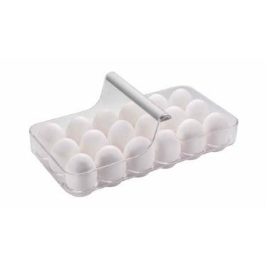 Imagem de Cesta para Ovos Plástico 18 Unidades Electrolux Transparente Organizadora