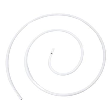 Imagem de Varal Espiral para Secagem Rápida, 180 cm, Branco, com Gancho Removível