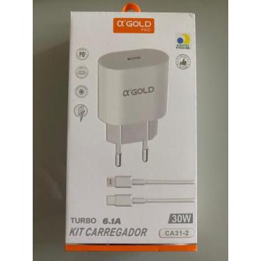 Imagem de Carregador turbo 30w 6.1 a premium tipo c ca31-7 - GOLD
