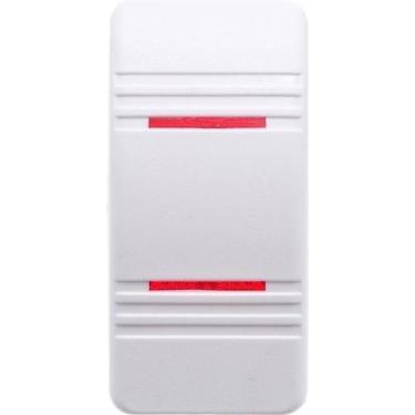 Imagem de Interruptor Tic Tac Botão Branco Com Led Vermelho 4 Pinos - Abrolhos N