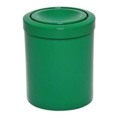 Imagem de Cesto Lixeira 12 Litros Tampa Meia Lua Esfera - JSN