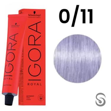 Imagem de Schwarzkopf Igora Royal Coloração 0/11 Tom Mistura Cinza 60ml, UNICA