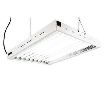 Imagem de LumiaStar Lâmpadas Fluorescentes De Cultivo De 2 Pés X 18 Pol., 8 Lâmpadas De 200 W A T5 Com Luz Solar De 6500 K E 20.000 Lúmens E Alto Ppfd