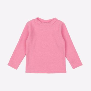 Imagem de Blusa Infantil Boucle Básica Lisa Manga Longa Inverno - - Fofotinhos, 