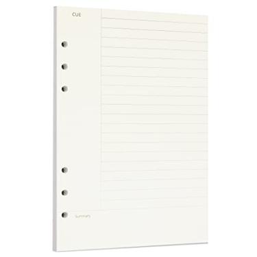 Imagem de Zelten 1 pacote A5 45 folhas/90 páginas, refil de papel perfurado de folhas soltas para fichário de 6 furos, organizador pessoal, diário, agenda recarregável