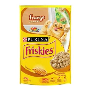 Imagem de Kit c/ 3 Alimento Friskies ao molho para gato adulto sabor