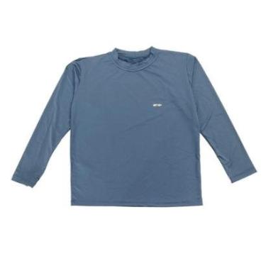 Imagem de Camiseta Infantil Manga Longa Proteção Solar UV Praia Gênero:Masculino;Tamanho:10;Cor:-Masculino