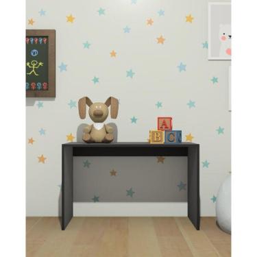 Imagem de Mesa Montessoriana Atividade Estudo Infantil 100% Mdf Preto