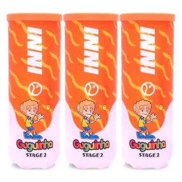 Imagem de Bola de Tênis Inni Guguinha Stage 2 Pack com 3 Tubos-Unissex