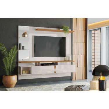 Imagem de Painel para Tv até 55 Sala de Estar Com Espelho Intense Lukaliam, OFF 