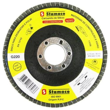 Imagem de Lixa Flap Grão 220 Pacman 115mm - 7036 - STAMACO