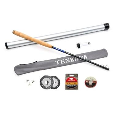 Imagem de DRAGONtail Tenkara Vara Ragnarok 400 (Vara De 13 Pés) Com Kit Linha Nível