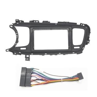 Imagem de Strpump Moldura Do Painel De Rádio Estéreo Automotivo 9'' Com Chicote Elétrico Para Kia K5 Optima 2013 14 15, Montagem No