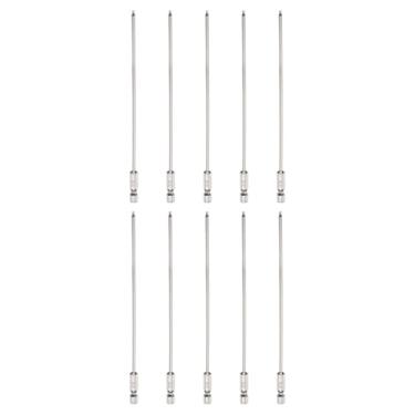 Imagem de HARFINGTON 10 peças de chave de fenda sextavada de ponta esférica H2 (2 mm) cabeça 1/10.2 cm haste sextavada 150 mm (6") de comprimento magnético S2 aço métrico chave de fenda chave de broca soquete