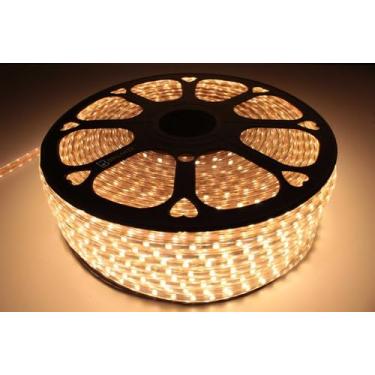 Imagem de Mangueira Fita Led 5050 Chata Rolo 100m 6x10mm IP65 + 5 Conectores