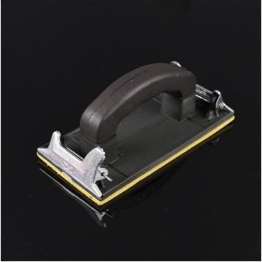 Imagem de Lixadeira manual com alça de esponja, perfeita para lixa de 23 x 9 cm (preto)