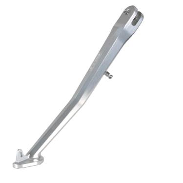 Imagem de ONE.K.S 7075 Suporte lateral de motocicleta de liga de alumínio para placa lateral de pé ampliador de extensão para Aprilia RS660/Tuono660 2021-2024 (prata)