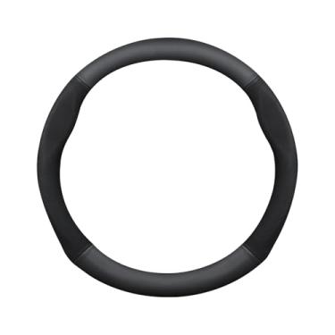 Imagem de Ergocar Capa de volante couro Napa antiderrapante absorção de suor General Motors acessórios todas as estações (15 polegadas) 38 cm