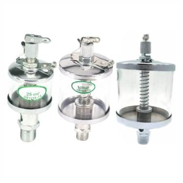 Imagem de M8 M10 M6 Sight Gravity Drip Feed Oiler Lubricator, Needle Valve Type Glass Oil Cup 16ml 1pc(M8x1.25)