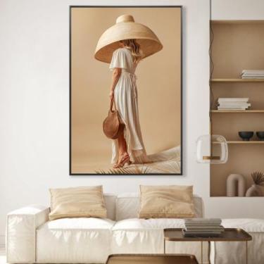 Imagem de Quadro decorativo feminino - MeMoldura, Chassi Borda Infinita, 120x180