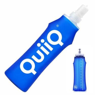 Imagem de Garrafa Squeeze Silicone QuiiQ 500ml Treinos Bike Corrida