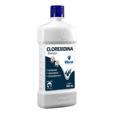 Imagem de Clorexidina World 500ml - Uso Tópico Veterinário para Higiene da Pele 