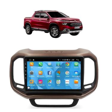 Imagem de Kit Multimídia Toro Volcano 2016 / 2021 9 Pol Android Carplay Gps 2/32GB - 915BR ROADSTAR