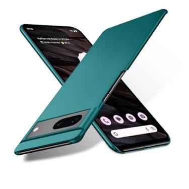 Imagem de Bastmei Capa para Google Pixel 7a 5G, extremamente leve, ultrafina, proteção de câmera, capa rígida de policarbonato para Google Pixel 7a 5G (verde cascalho)